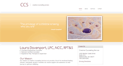 Desktop Screenshot of creativecounselingservice.com